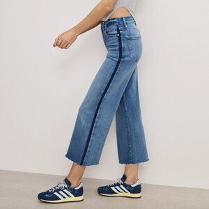 Good American - Good Waist Palazzo Crop Jeans (size 8 / 29)